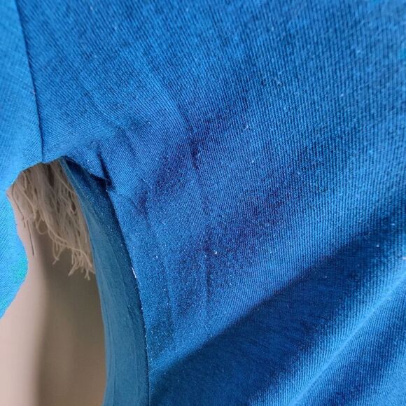 LulaRoe Long Sleeve Tunic Knit Top Blue Size Small - Picture 6 of 8